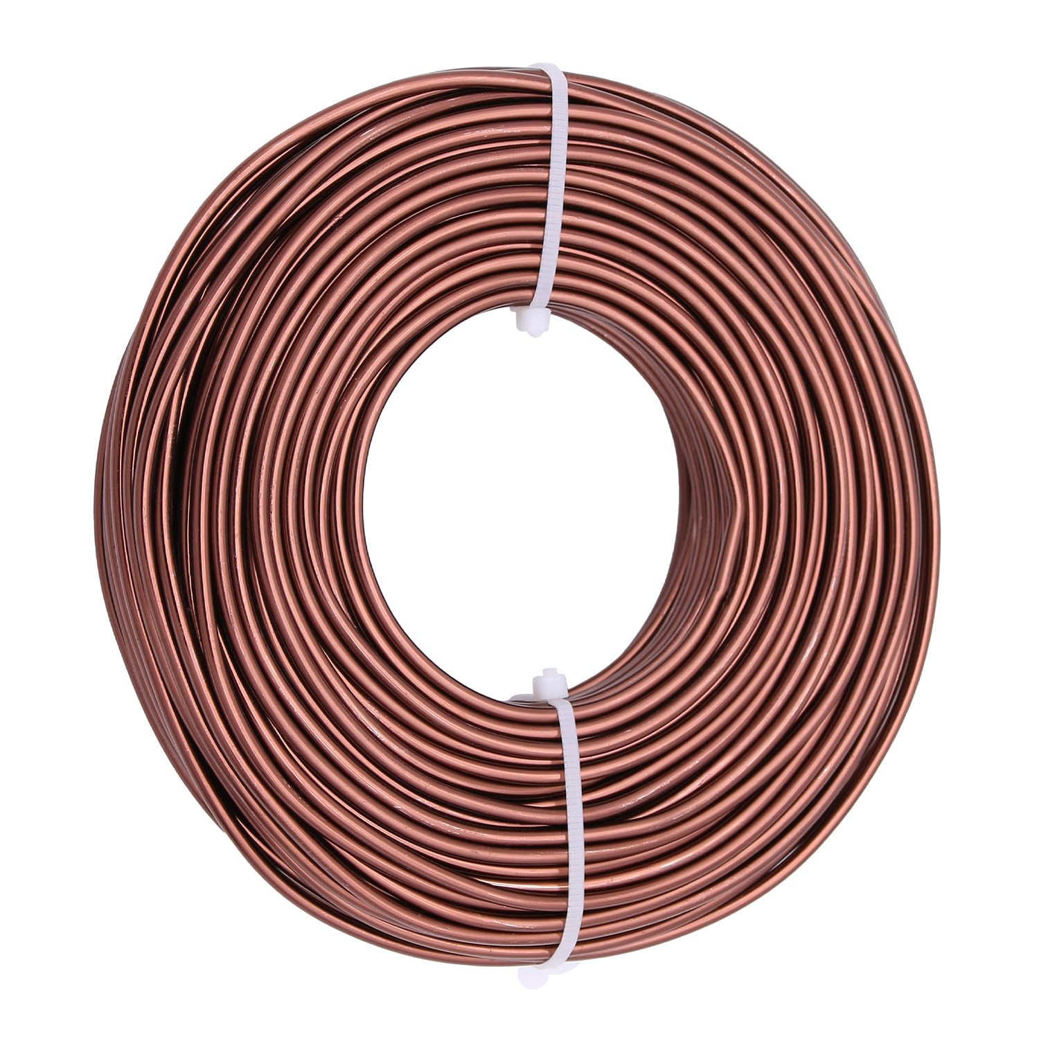 3mm (9 Gauge) Aluminium Craft Wire, 30M Bendable Metal Wire for Jewellery Making, Sculpting, Armature, Floral Design, and DIY Crafts (Bronze)
