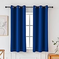 Vista 48 de Pickluc - Paneles de cortinas opacas con ojales, cortinas para bloquear la luz para el dormitorio, aisladas térmicamente, reducción de ruido