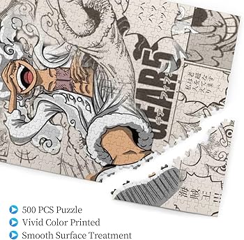 Amazon.co.jp: パズル ワンピース ルフィ ギア5 ジグソーパズル 木製