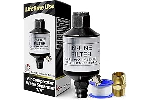LE LEMATEC Air Compressor Water Separator: Ultimate Air Purification for Professional Air Tools