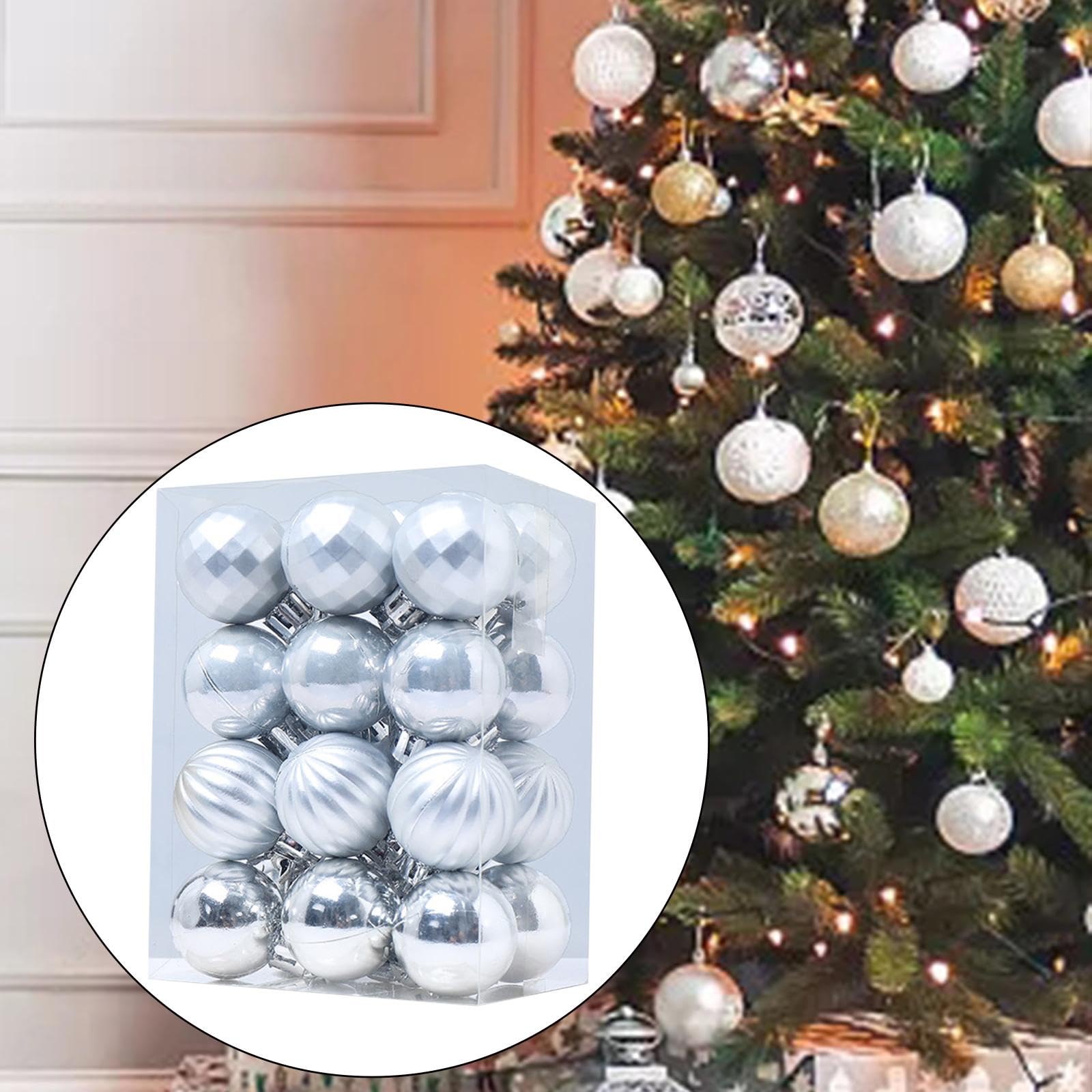 Amazon | Gxdqxxd クリスマスツリーの装飾用の24ピースホリデー