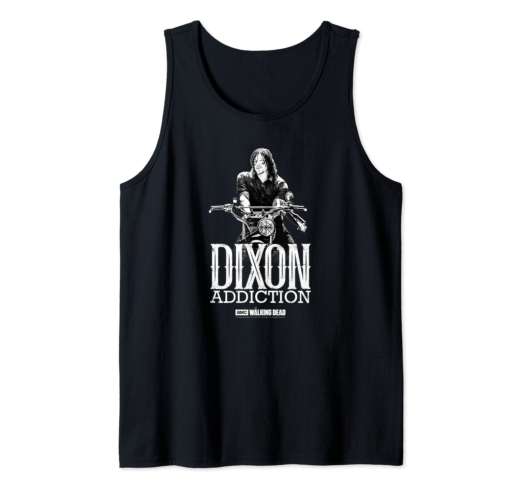 TWD Dixon Addiction Tank Top, Black, S