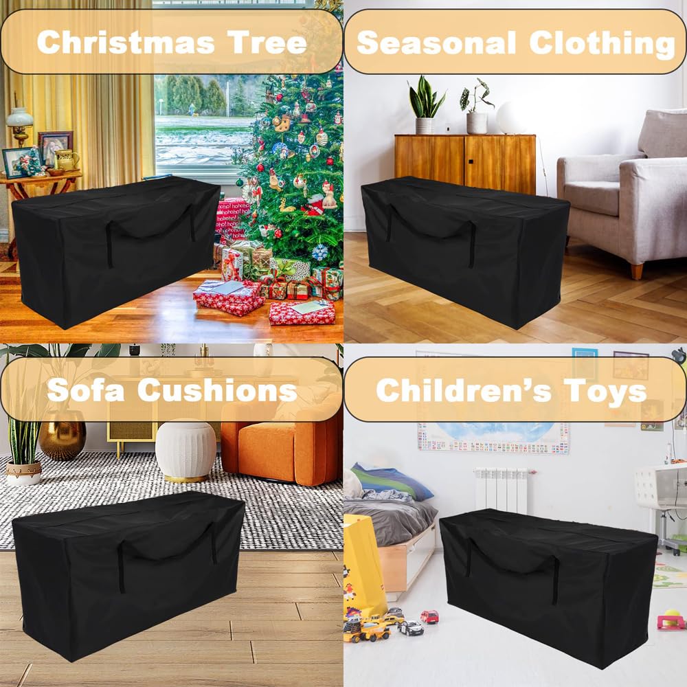 Borsa Portaoggetti Per Cuscini Da Giardino - Impermeabile 173x76cm - Foto 6