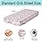 Bimocosy Crib Sheets 4 Pack, Baby Crib Sheets Fitted for Boys and Girls Breathable & Snug Fit, Soft Toddler Bed Sheets for Standard Crib Mattress Nursery Daycare Essentials, Elephant Dreams