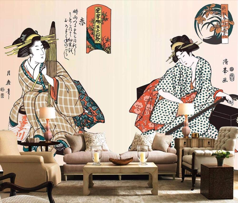 Papier peint japonais personnalisé grand format 350x245 cm décor mural 3D