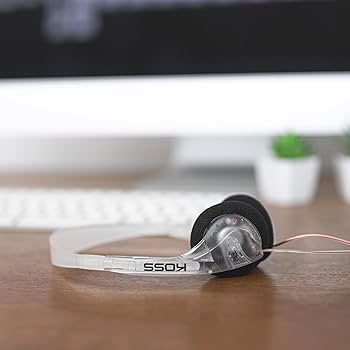 Amazon.co.jp: Koss CL/2 クリア透明オンイヤーヘッドホン、軽量