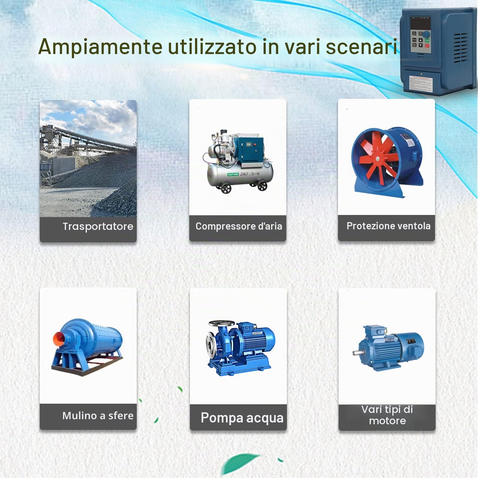 Inverter VFD Convertitore, 2.2KW 380V 6A Trasformatore VFD Velocità Controllato Variatore Di Frequenza Inverter, inverter trifase a frequenza variabile - inverter VFD regolatore