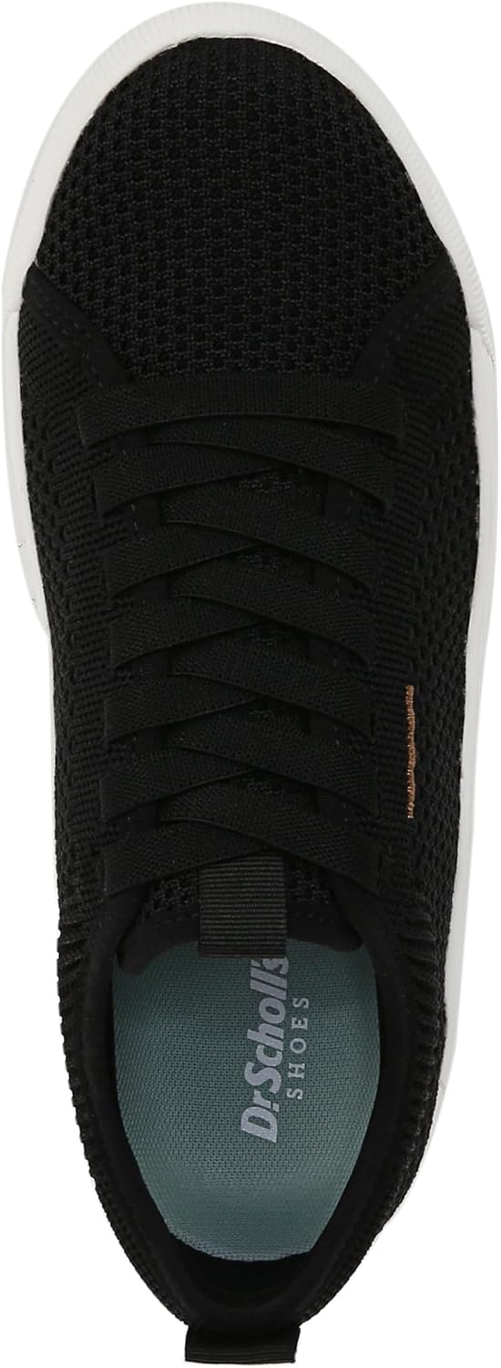 Dr. Scholl's Shoes Womens Time Off Knit Sneaker Black Smooth 10 M - Image 5