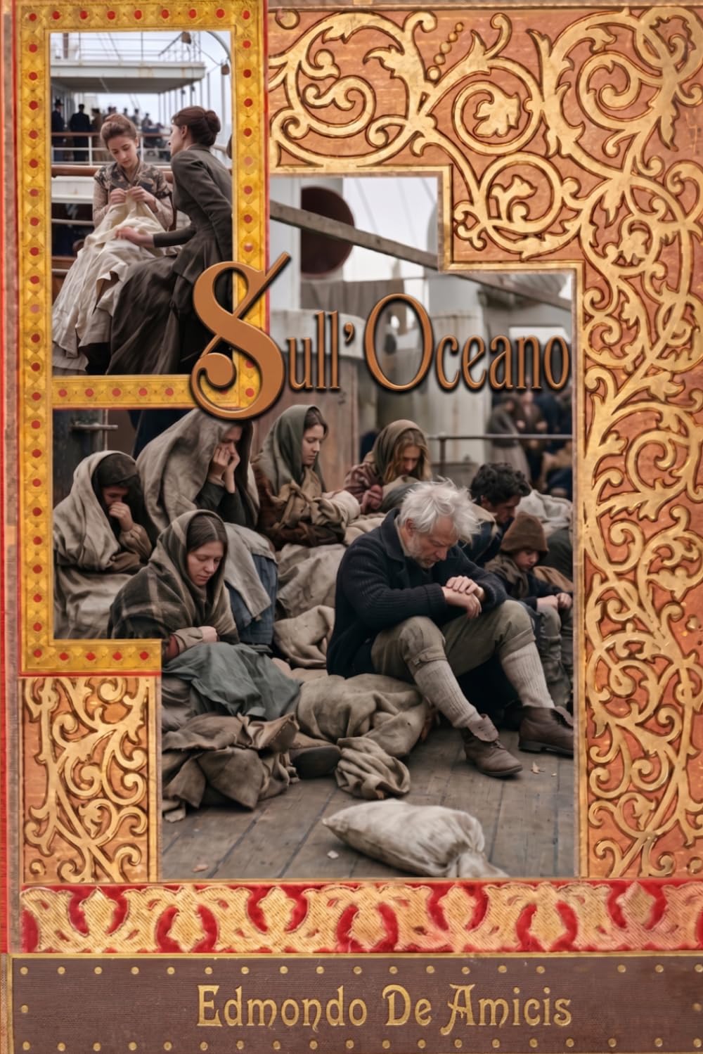SULL’OCEANO (Edizione annotata e illustrata): Il romanzo dell’emigrazione italiana nell’Ottocento: viaggio, denuncia sociale e reportage storico
