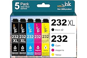 232XL Ink Cartridges Combo Pack for Epson Printers