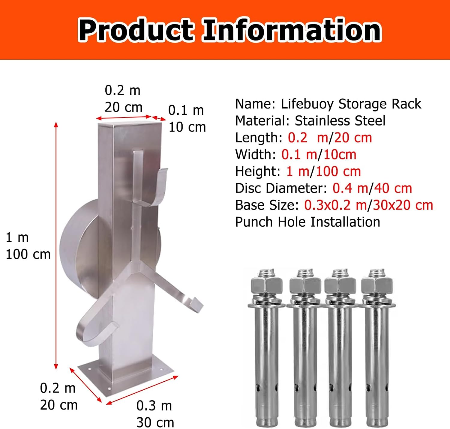 Lifebuoy Fixed Storage Bracket 3 Pack, Life Preserver Ring Holder Brackets Waterproof Rust-Proof, All-Weather Lifebuoy Storage Support for Public Pools/Water Parks(Set of 5)