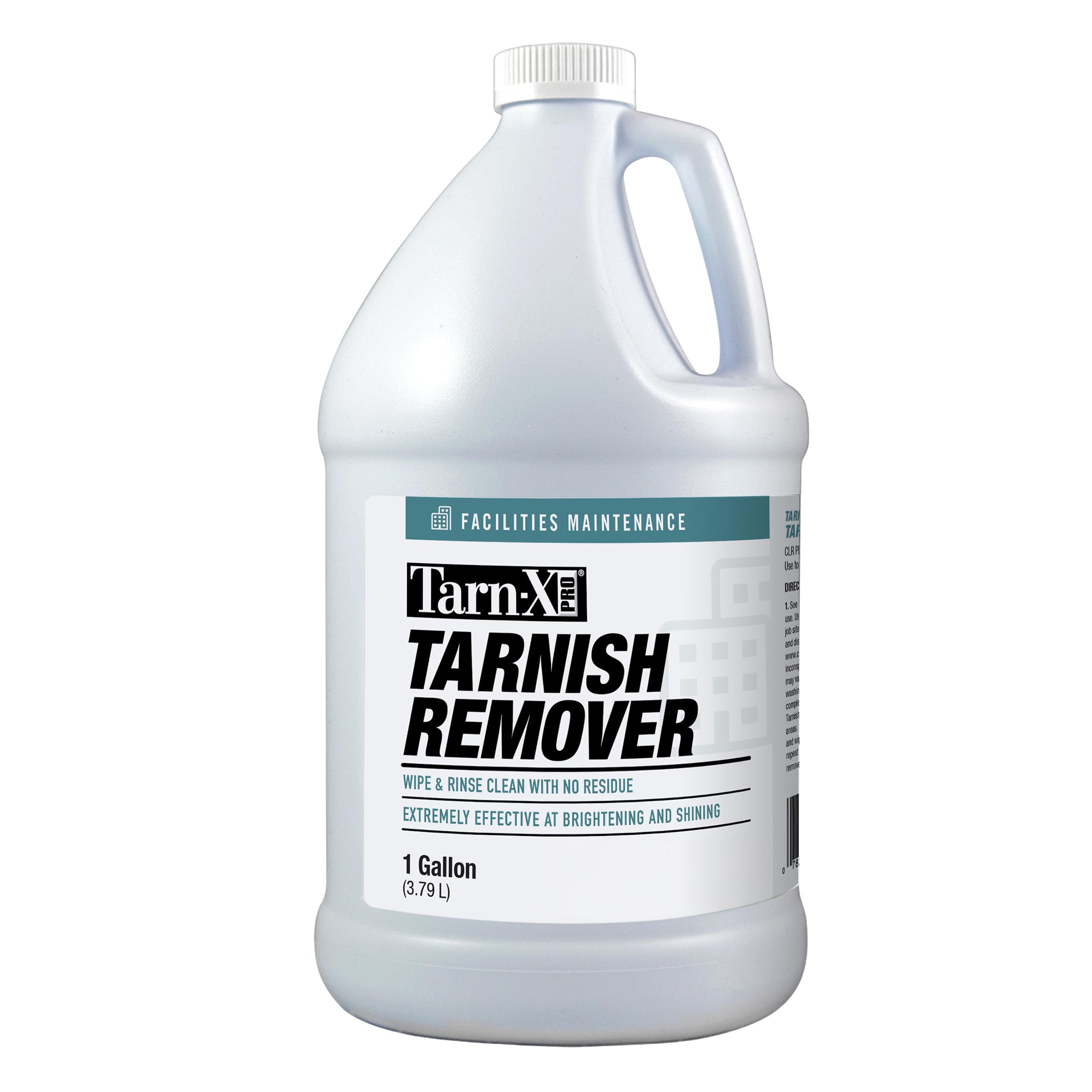Tarnish Remover, 1 Gallon Bottle, Cleans Jewelry and Restores Copper in Factories, Auto Repair Shops, Commercial Kitchens and More, Wipe-and-Rinse Formula, No Rubbing or Scrubbing