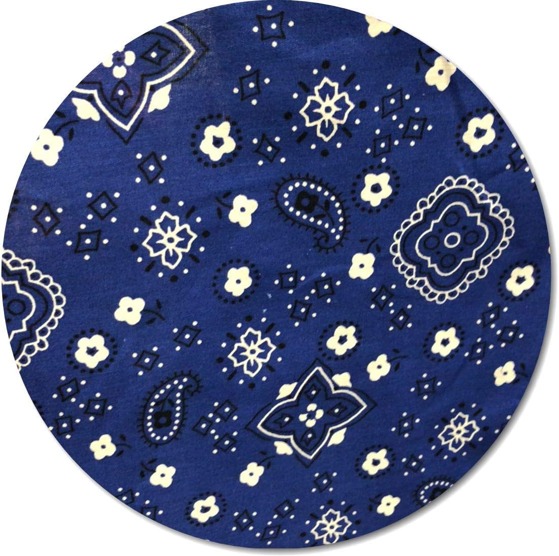 Bandana Print Poly Cotton Fabric 65% Cotton & 35% Polyester | 60 Inches Wide Fabric | Perfect for Wedding Decorations, Tablecloth, Runners and Curtain Panels (Red, 5 Yards)