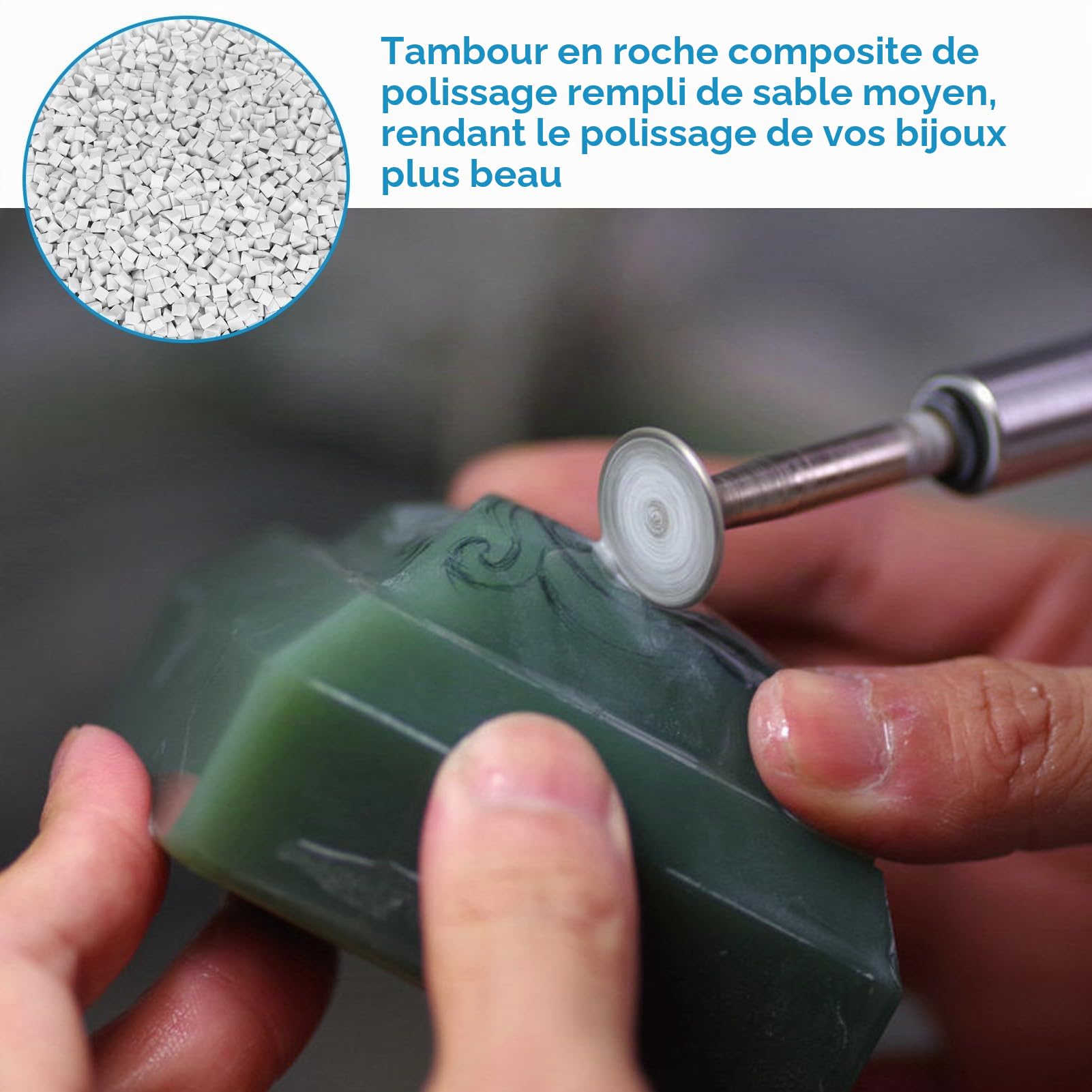 Média en céramique pour culbutage de roche, matériau de remplissage en céramique pour culbutage de roche, matériau abrasif de polissage triangulaire, support de polissage de roche