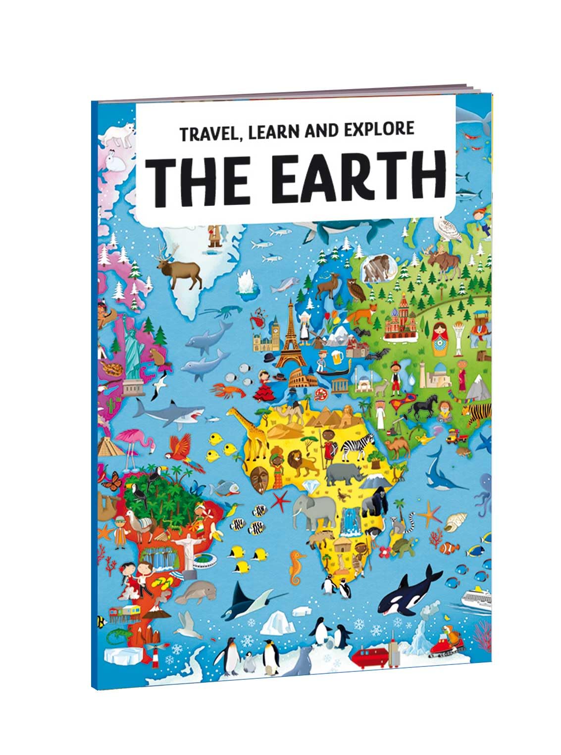 The Earth. Travel, learn and explore. Nuova ediz. Con oval puzzle. Con 32 special figures. Con Poster