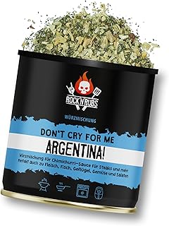 ROCK'N'RUBS - Don’t Cry For Me Argentina | Würzmischung für südamerikanische Chimichurri Sauce | Gewürzdose, 100 g