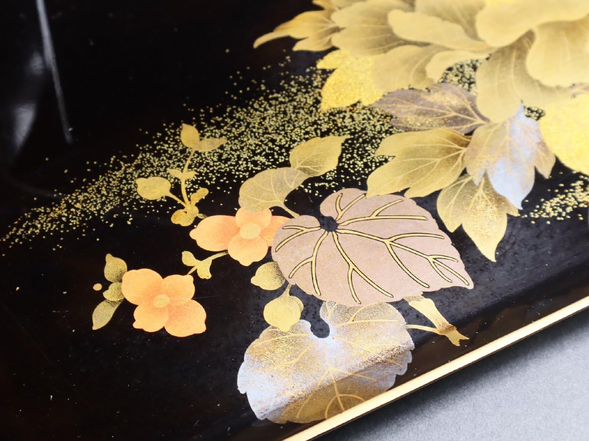 中国美術 龍吐珠紋樣 漆器 木製 漆塗り お盆 角盆 茶托盤セット 中国美術 龍吐珠紋樣 漆器 木製 漆塗り お盆 角盆 茶托盤セット