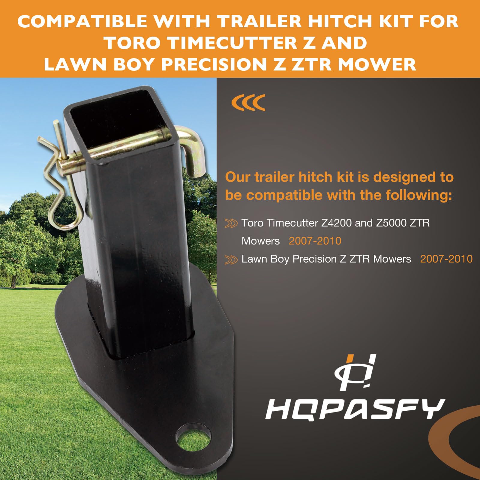 HQPASFY 79318 Kit de Enganche Compatible con Enganche de cortacésped Toro Timecutter Z, tracción de Remolque de césped de Giro Cero