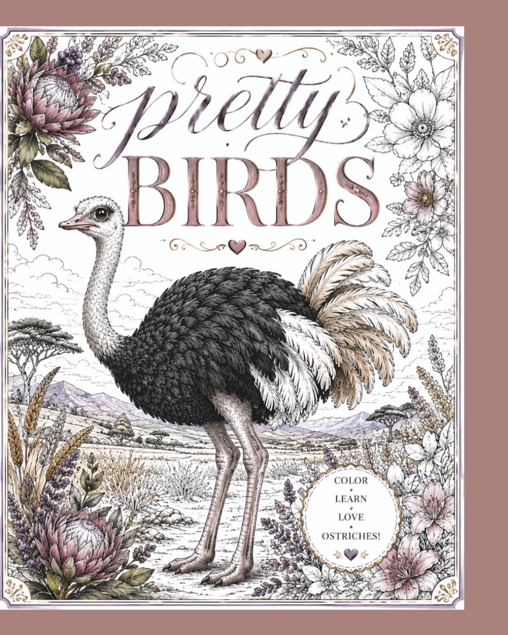Pretty Birds: Coloring Book