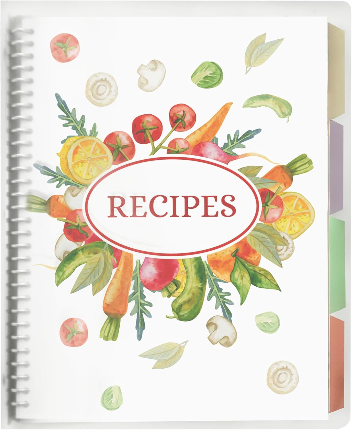 Recipe Book for Own Recipes, Has the Durable and Waterproof Plastic Cover, 240 Pages in Recipe Book to Write in Your Own Recipes end They Comes with 4 Conversion Chart with Each Recipe Book