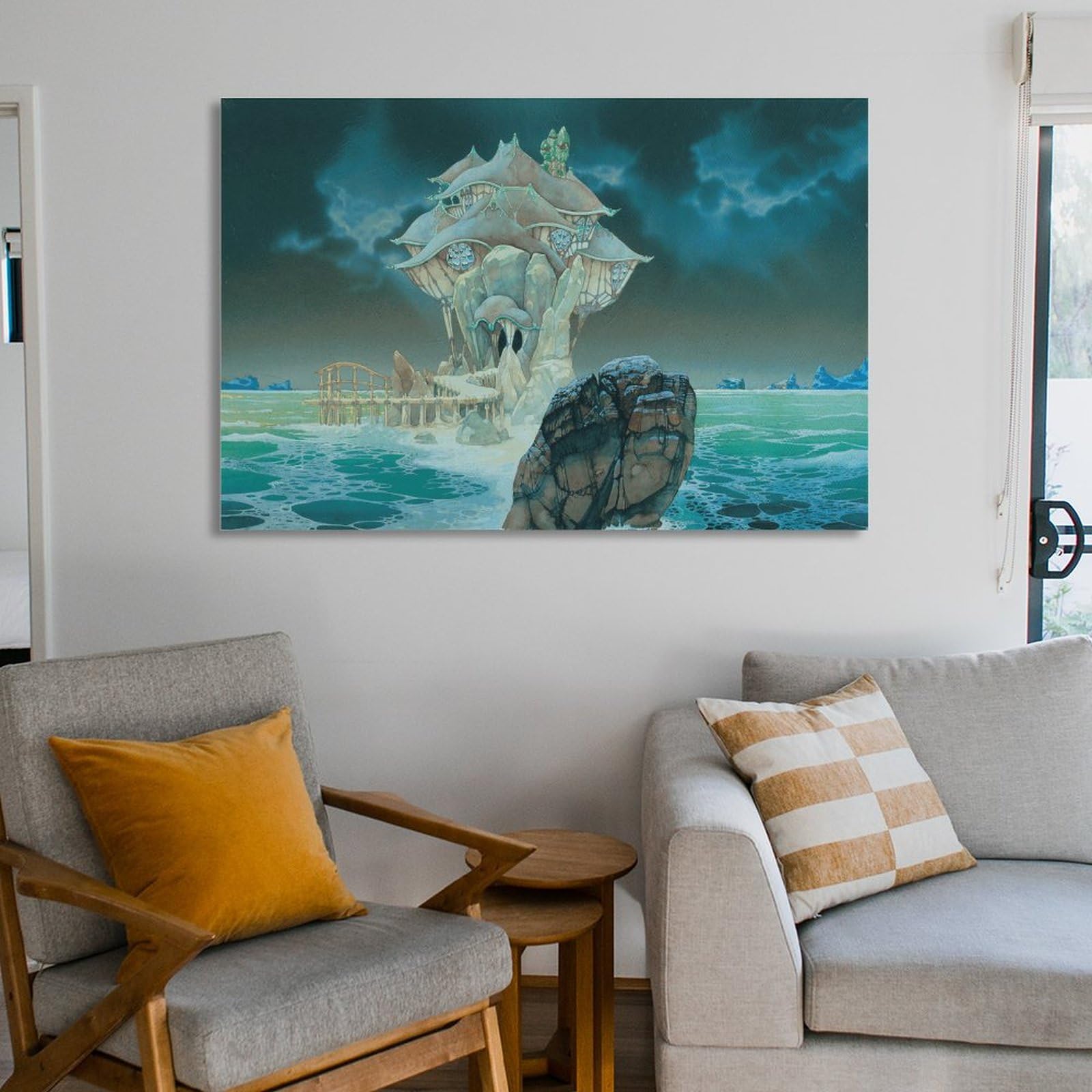 Amazon.com: Roger Dean Wall Art Jade Sea Posters for Room