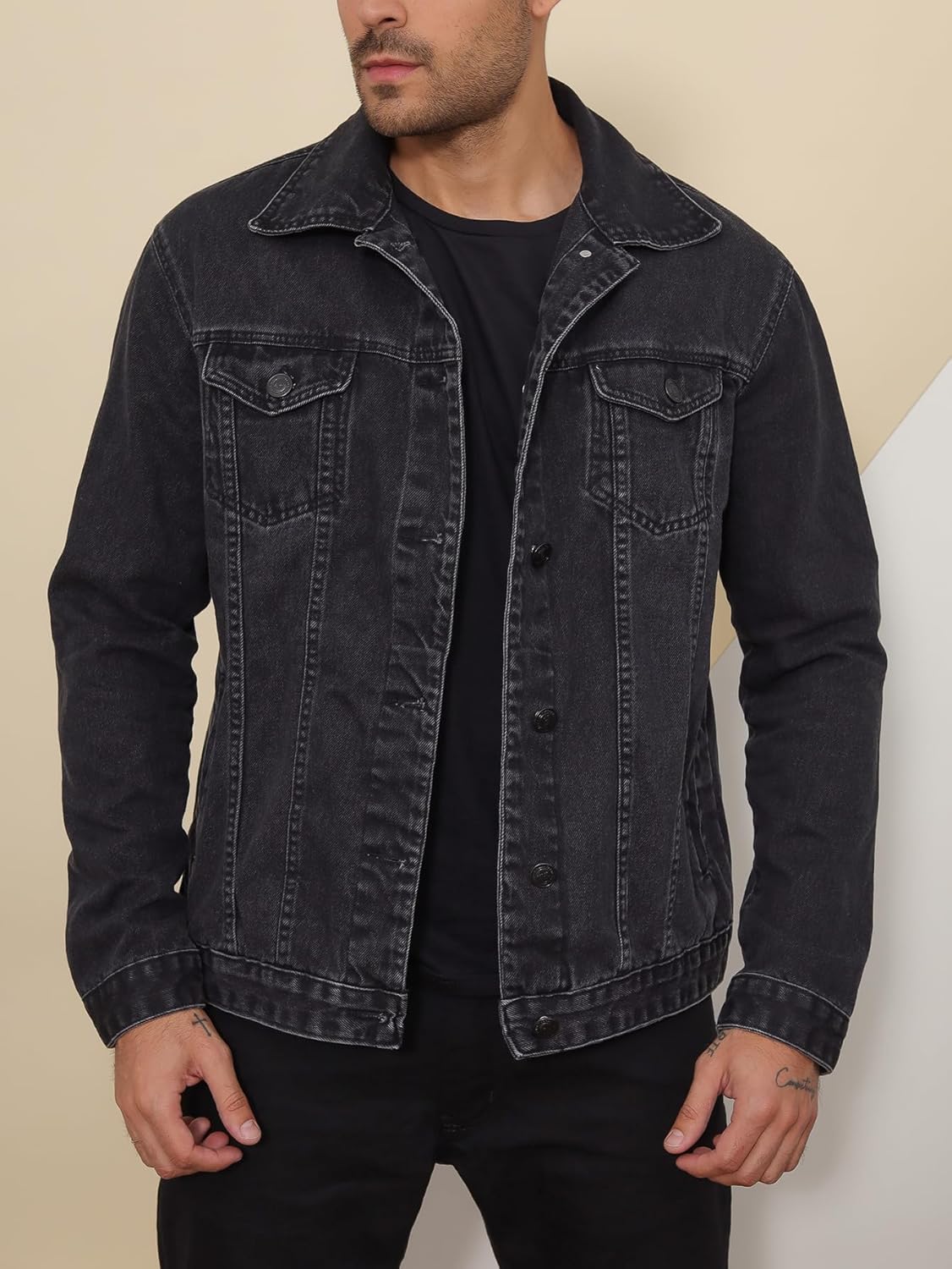 Pthirillo, Jaqueta Masculina Jeans Preto em promoção! Veja a oferta e mais achadinhos de Jaquetas & Casacos 4 Hoje é o melhor dia para comprar Pthirillo, Jaqueta Masculina Jeans Preto com aquele preço maroto! Promoção! Aproveite a oferta! 4