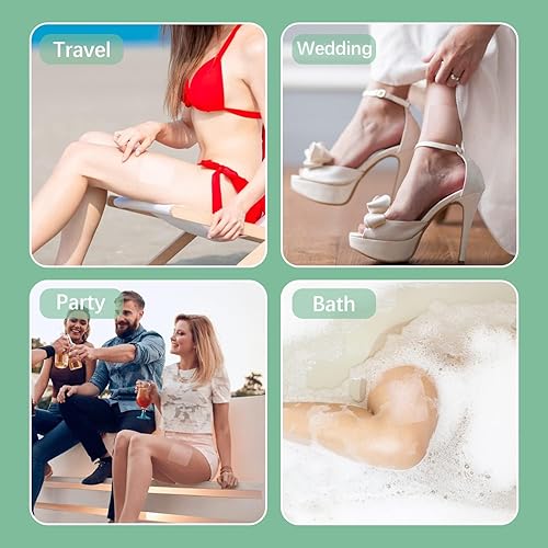 Miniatura 7 de 50 cintas de levantamiento de muslos, cinta para celulitis para piernas, cinta autoadhesiva para muslos, cinta antirozaduras para muslos, para