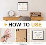 12 PACK Certificate Frames 8.5 x 11,Black Diploma Frame Document Frame with Clear Plexiglass,Picture Frames for Tabletop and Wall Display