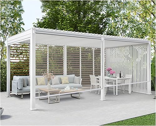 Persianas enrollables impermeables transparentes enrollables de PVC resistentes al viento cortinas enrollables de balcón división de oficina de