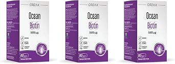 Ocean Biotin 5000mcg 60 Kaps l 3 paketi