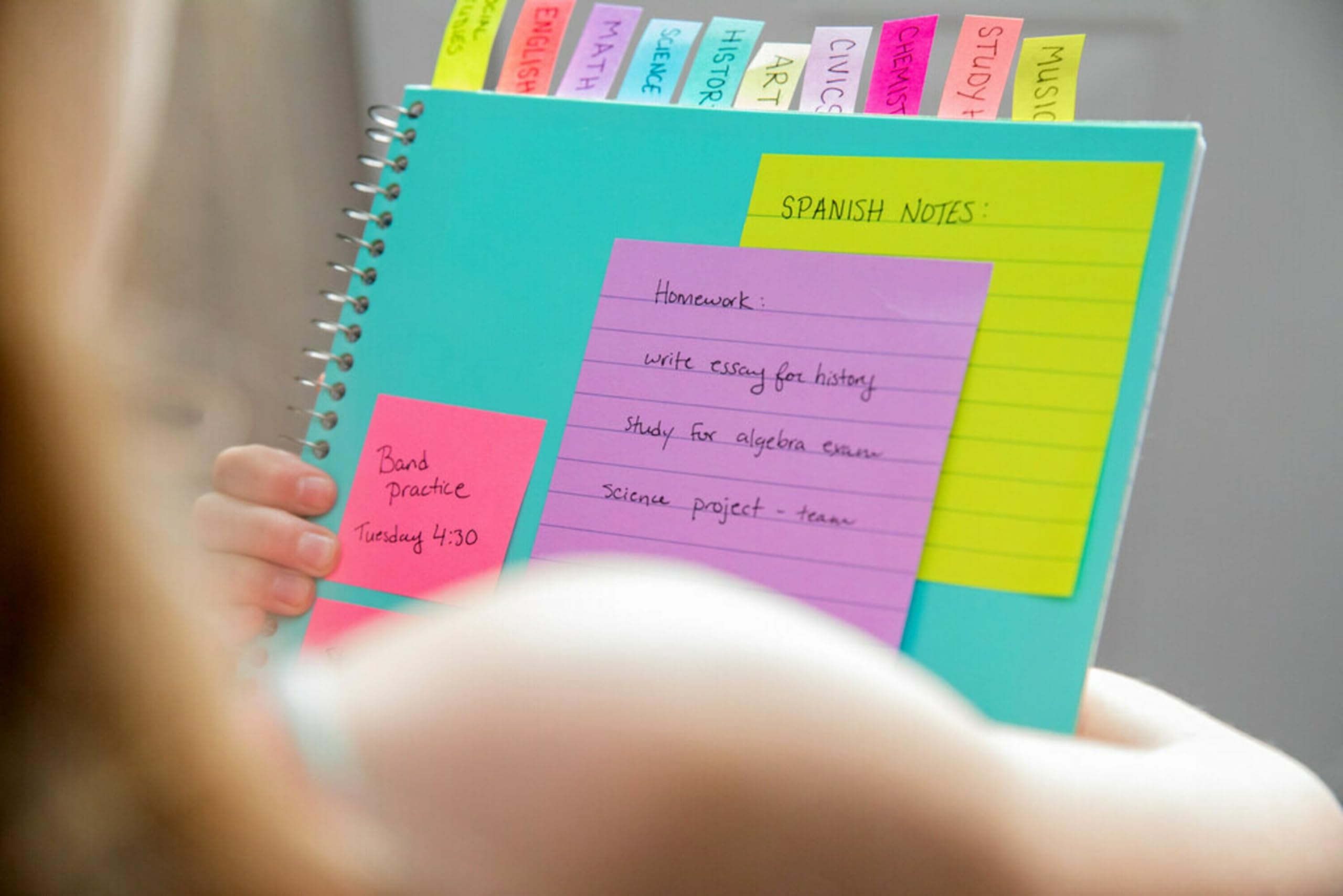 Post-it Combo Pack, Assorted Colors, Pack Of 9 Pads