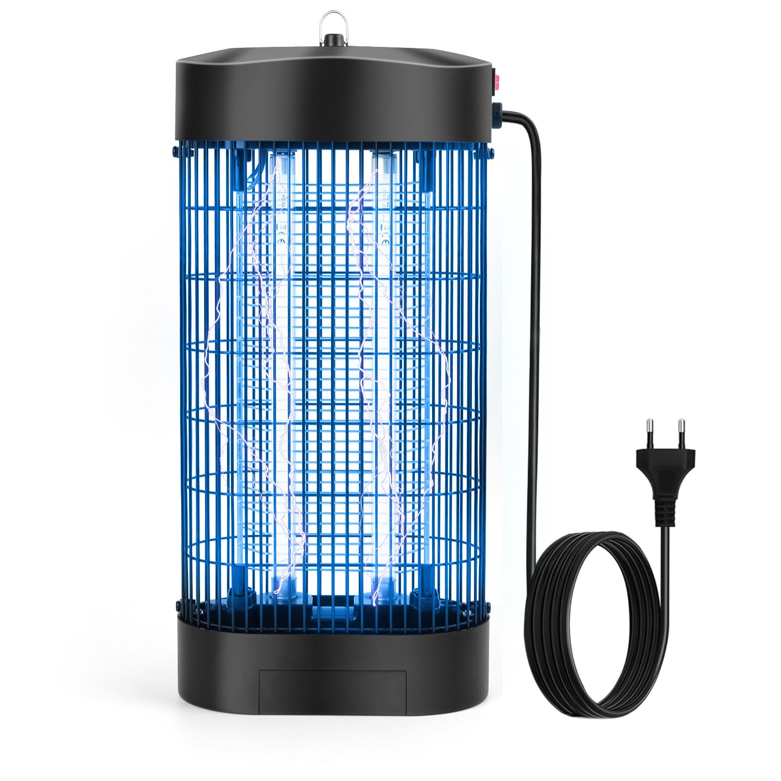 Lampada Antizanzare, Zanzariera Elettrica 18W Lampada Zanzare con UV LED, Zanzare Elettrico Silenziosa Interni Lampada Antizanzare Elettrica per Giardino Cucina Mosche e Altri Insetti Volanti