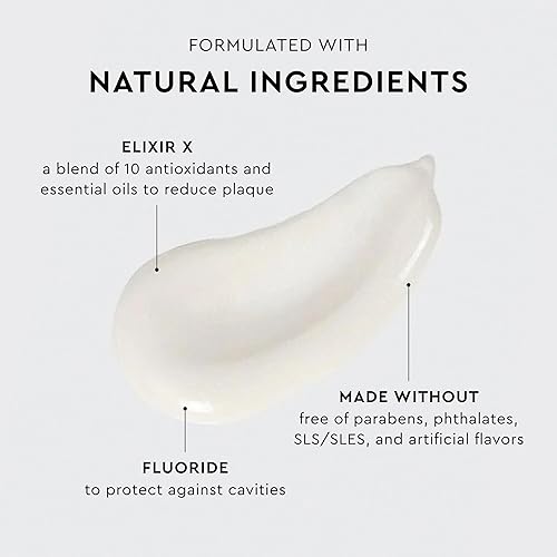 Miniatura 4 de MOON Pasta de dientes blanqueadora anticticavidad con fluoruro sabor a menta fresca para un aliento limpio paquete de 2