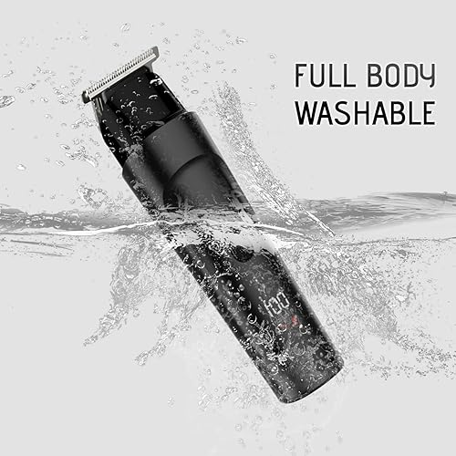 Miniatura 6 de Cortadora de barba para hombres, kit de aseo de 13 piezas, cortadora de pelo inalámbrica, recortadora de pelo para hombre, para nariz, oído, bigote