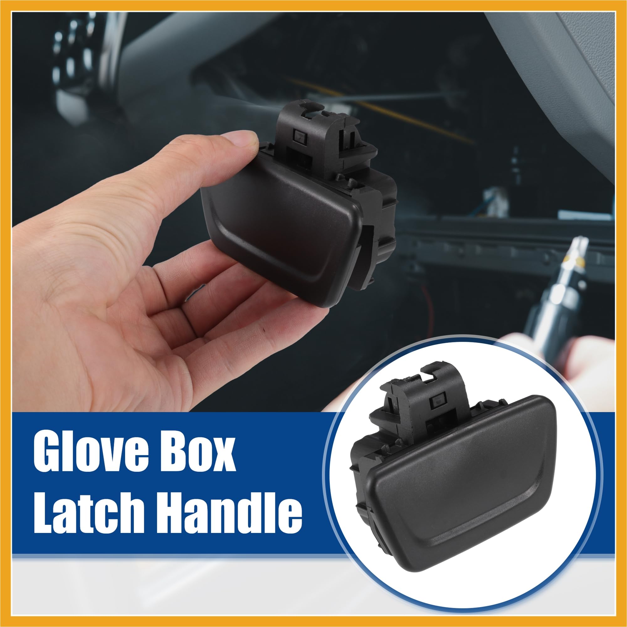 Partuto Glove Box Latch Handle Center Box Latch Clip Fit for Ford Fiesta 2011-2019 - Pack of 1 Replacement