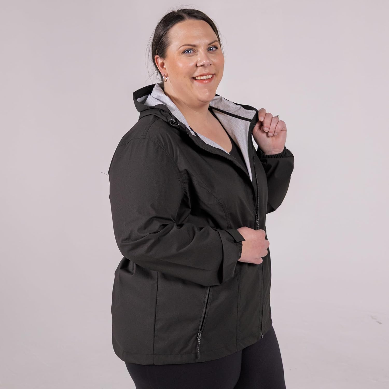Snow Country Outerwear Women's Plus Size 1X-6X Rain Jacket Wind Coat Mystique