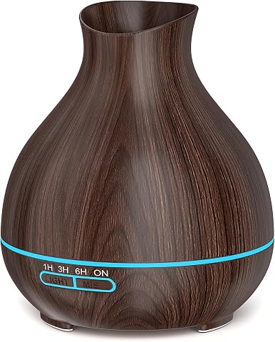 Aromatherapy Essential Oil Diffuser, 550ml Ultrasonic Large Room Humidifier with