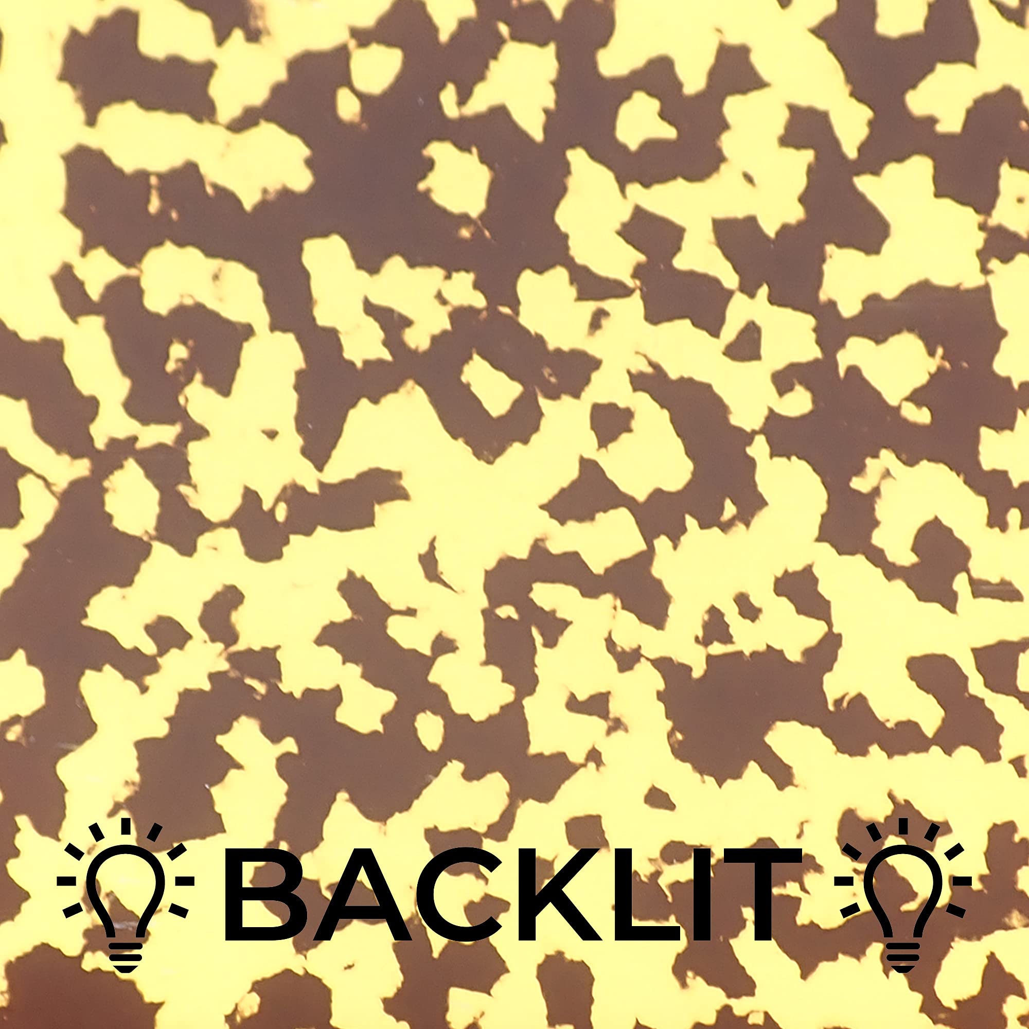 Dark Spotted Tortoiseshell Celluloid Laminate Cast Acrylic Sheet, 3mm thick (300x250mm) - Image 2