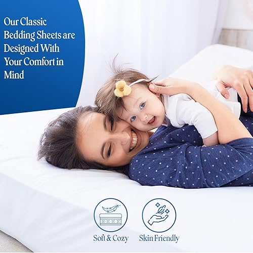 Miniatura 5 de Sábana de algodón egipcio sólido de 800 hilos, color gris oscuro, lujosa, suave y sedosa, resistente a las arrugas a la decoloración, fácil cuidado,