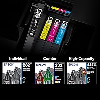 Vista 5 de Epson T232 Cyan Ink Cartridge, Standard Capacity
