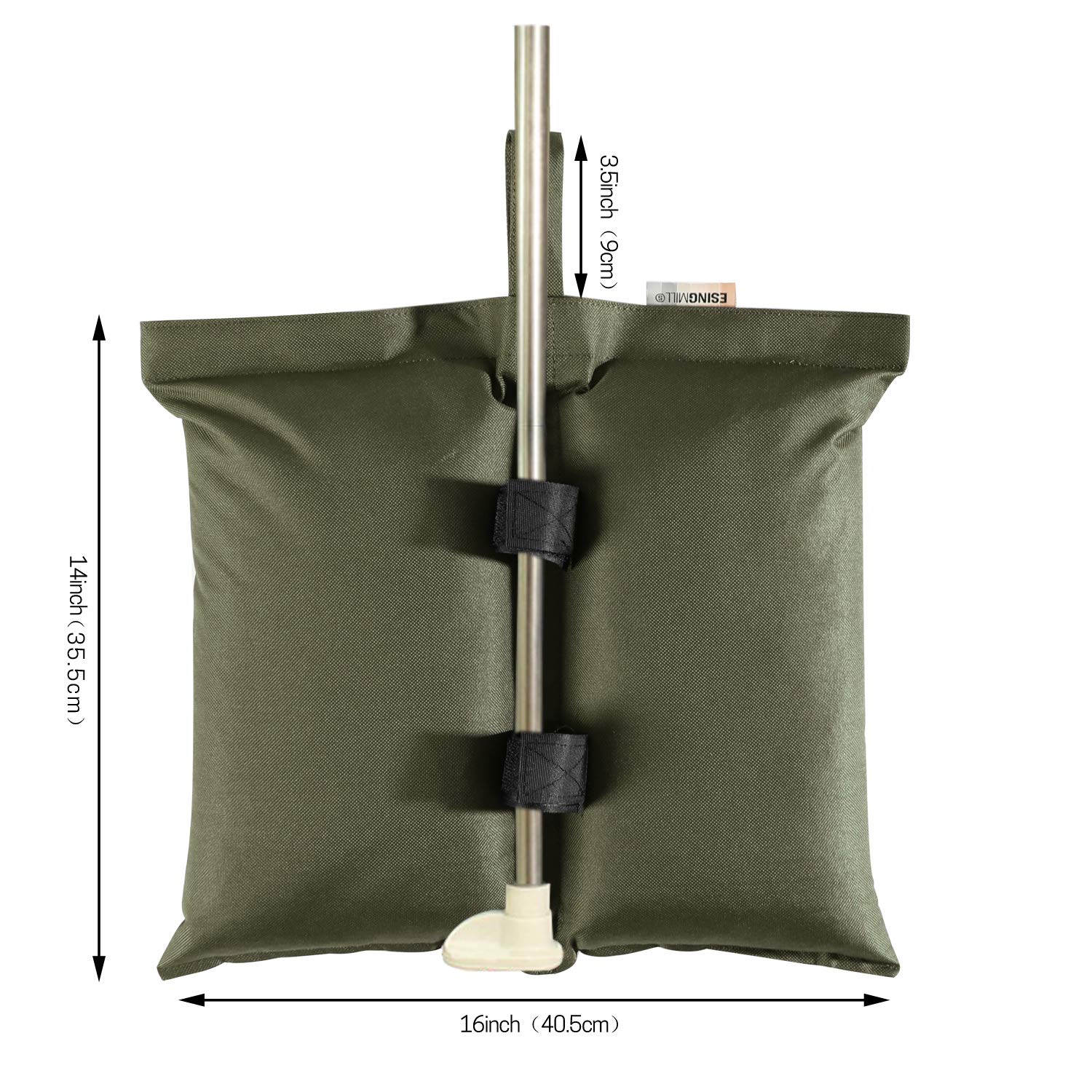 ESINGMILL Canopy Weight Bags for Pop up Tent, 4pcs/Pack Leg Weights Sand Bags for Instant
