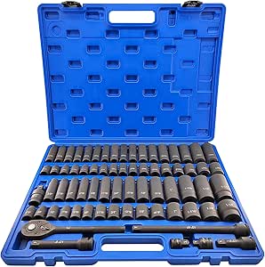 16-Piece 1/2-Inch Drive Impact Hex Bit Socket Set (10mm To 32mm