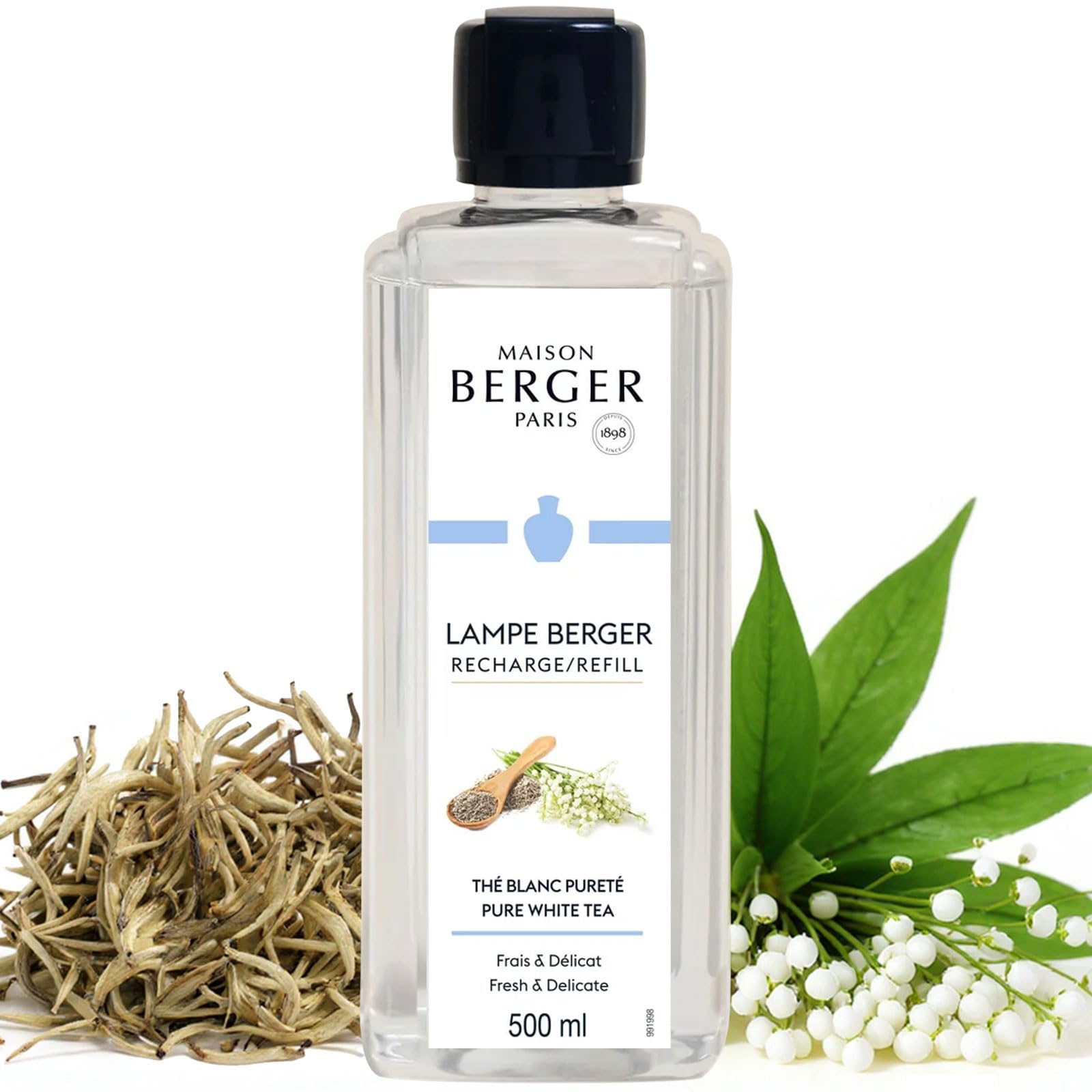 Amazon.com: Maison Berger – Pure White Tea Lampe Berger Refill