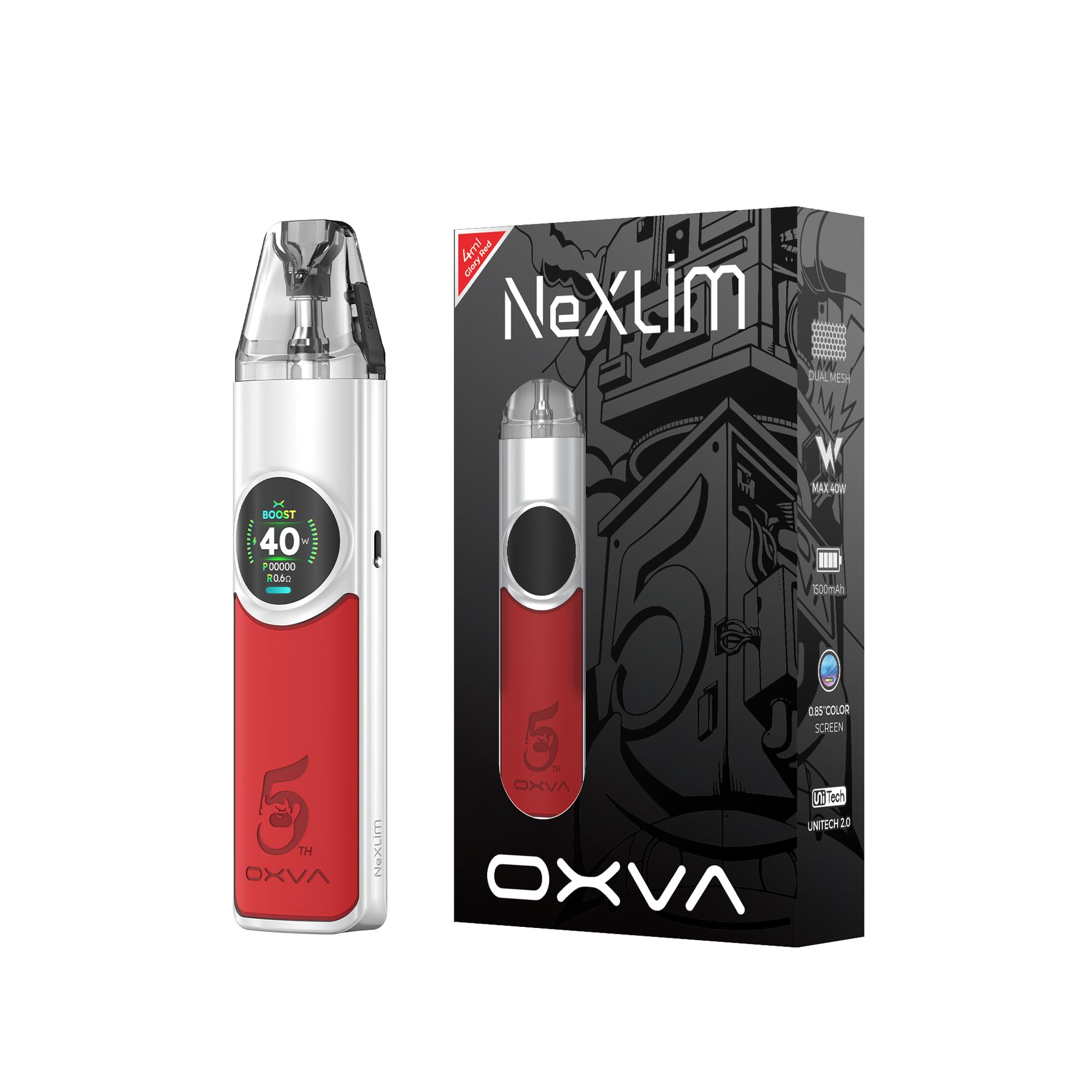 oxva nexlim 4ml pod amazon OXVA Nexlim Pod Kit OXVA Nexlim + Indian Strawberry Dominican Republic main image 0