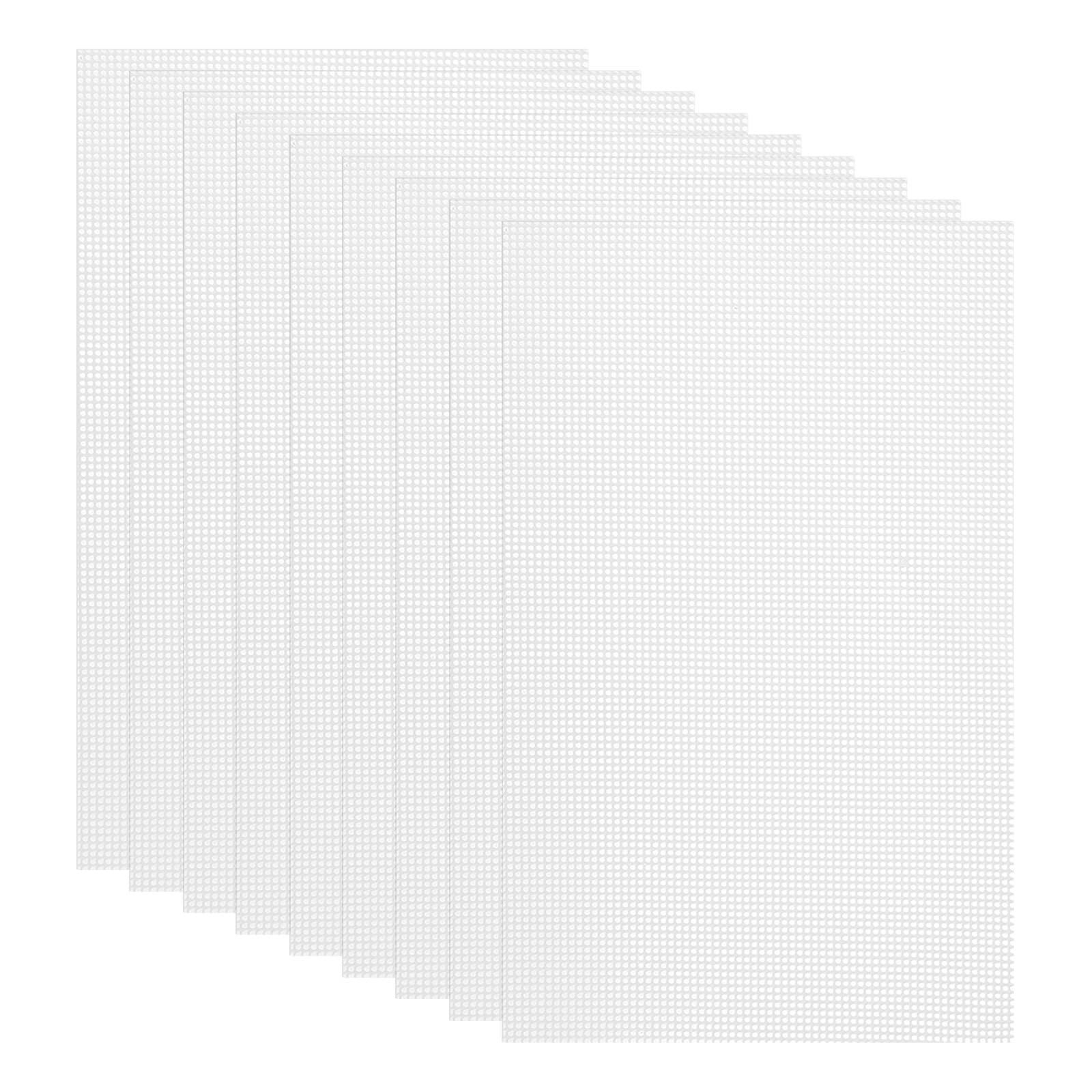 uxcell 13x20.9" Silicone Dehydrator Sheets 9pcs White
