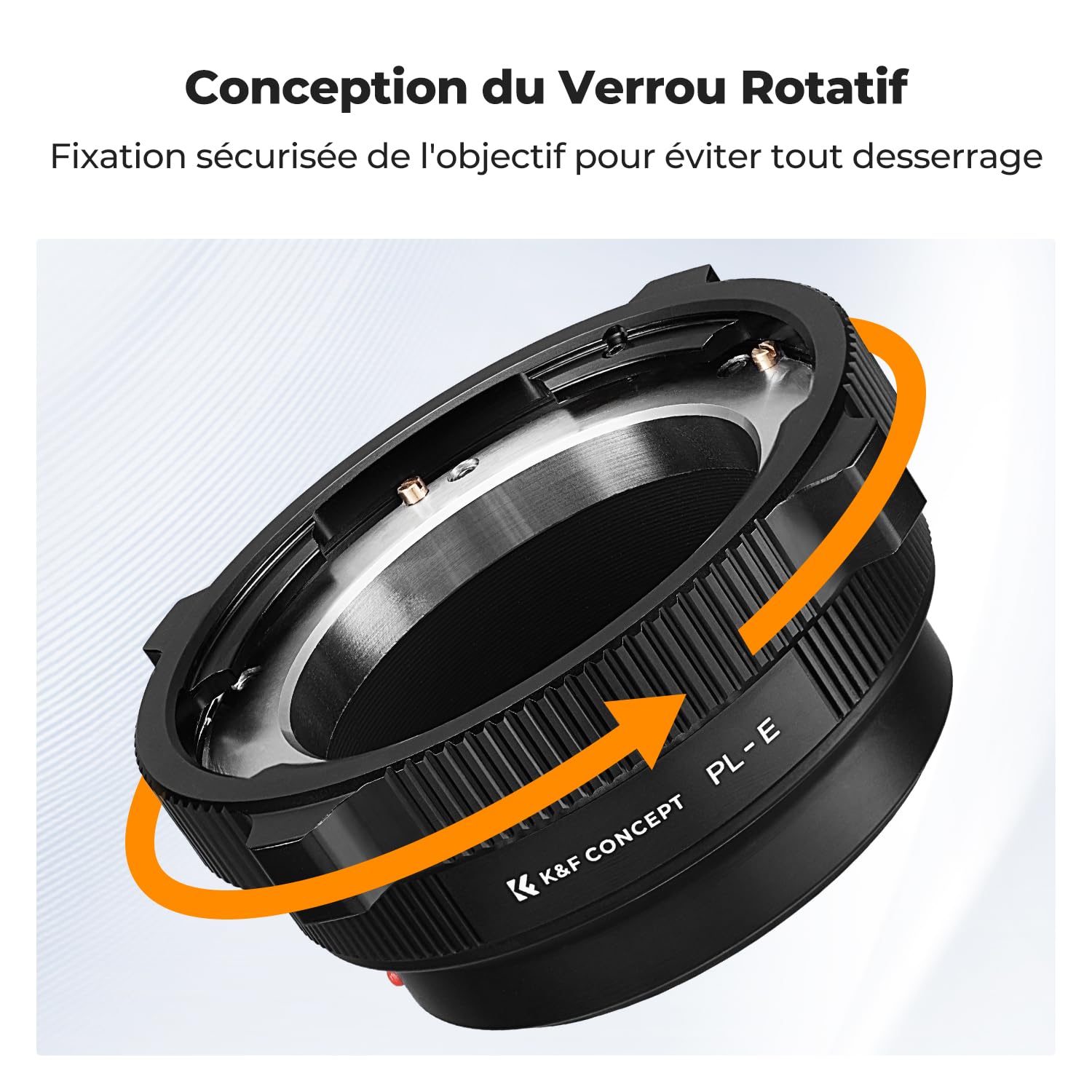 K&F CONCEPT PL-E Adaptateur Objectif Convertisseur Objectif PL Compatible avec compatibile Con Sony E/NEX
