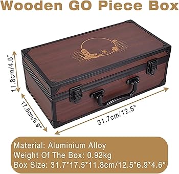 Amazon | 木製囲碁テーブルセット 19X19 エッチング碁盤 - 二重