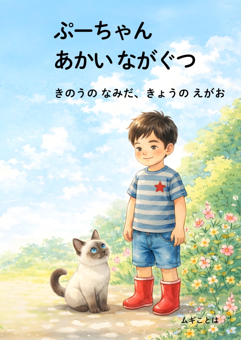 ぷーちゃん あかい ながぐつ: きのうの なみだ、きょうの えがお (ぷーちゃん絵本シリーズ)