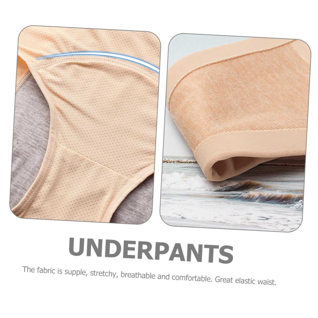 Healvian 4pezzi Slip Mestruali Donna Biancheria Intima Traspirante Mutandine per Ciclo Mestruale Comodi e Resistenti Cavallo Robusto