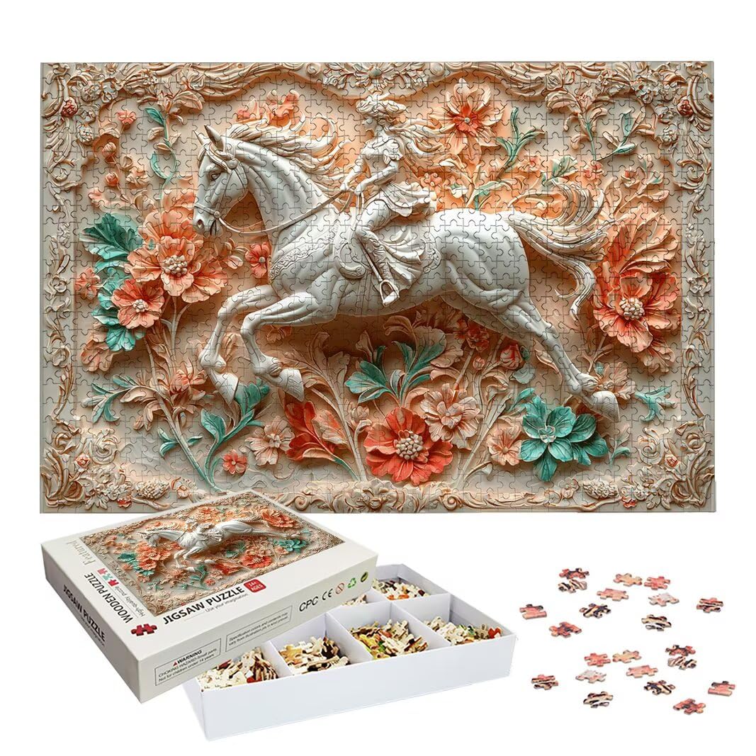Puzzle Caballo, Puzzle 3000 Piezas para Adultos, Regalo Mujer/Hombre -2599